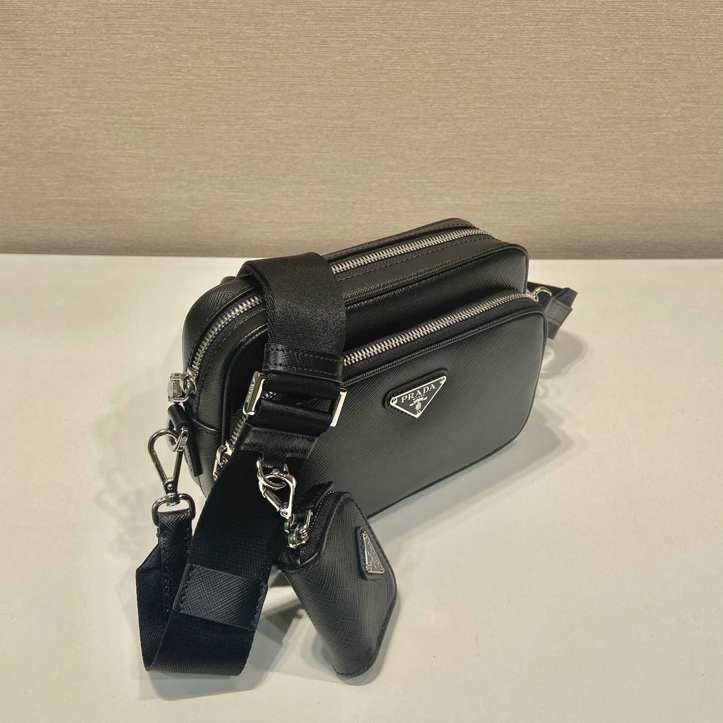 Prada Saffiano Leather Shoulder Bag - FashionPlug