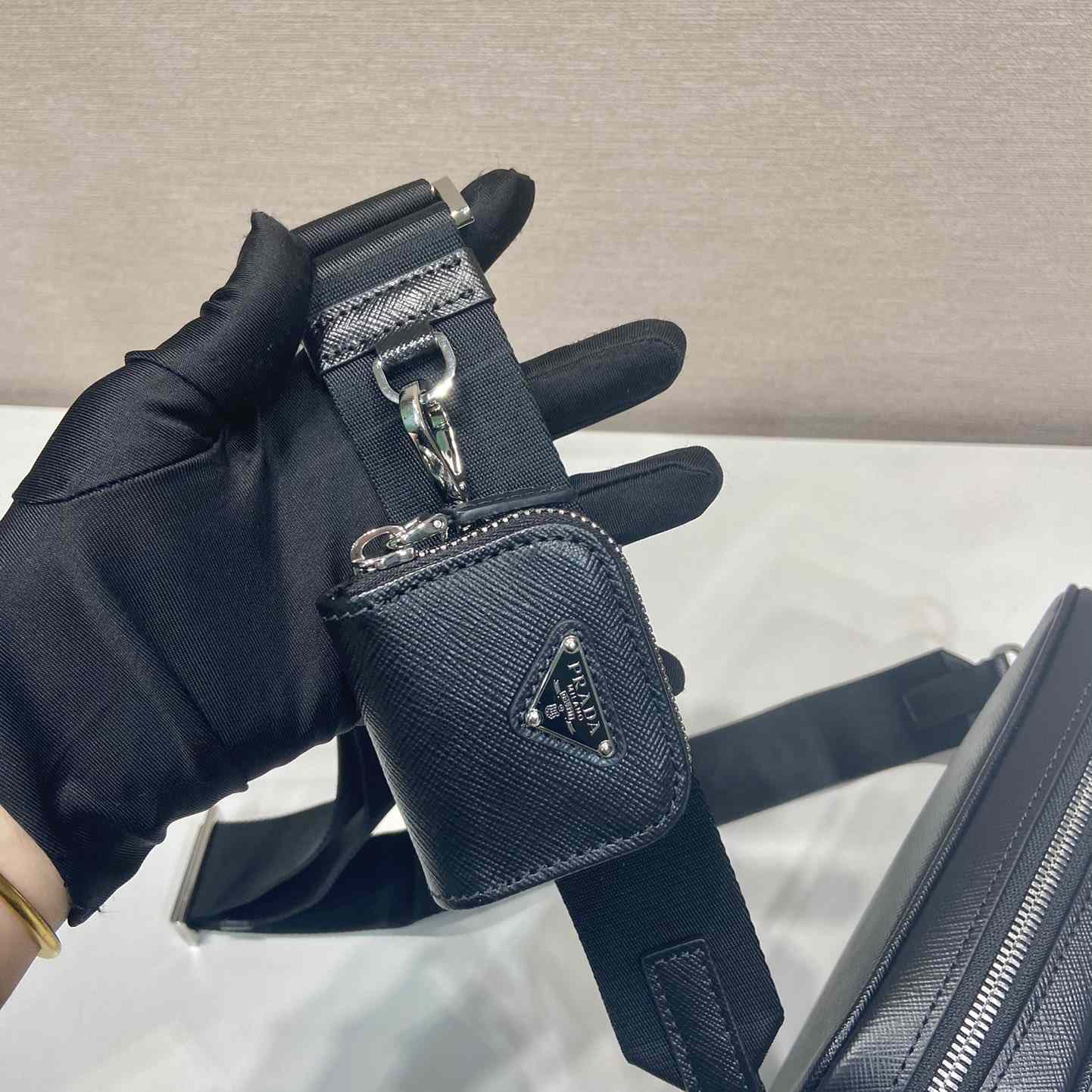 Prada Saffiano Leather Shoulder Bag - FashionPlug
