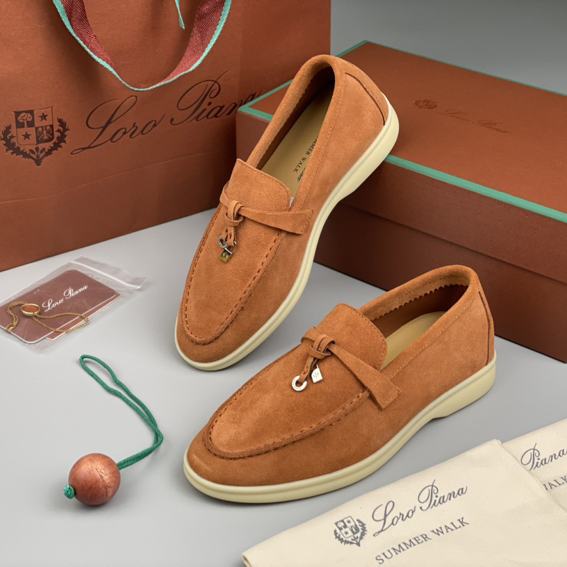 Loro Piana Women's Summer Walk Loafers - FashionPlug