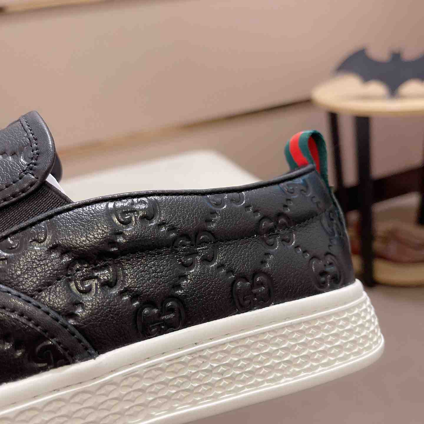 Gucci Signature Slip-on Sneakers - FashionPlug