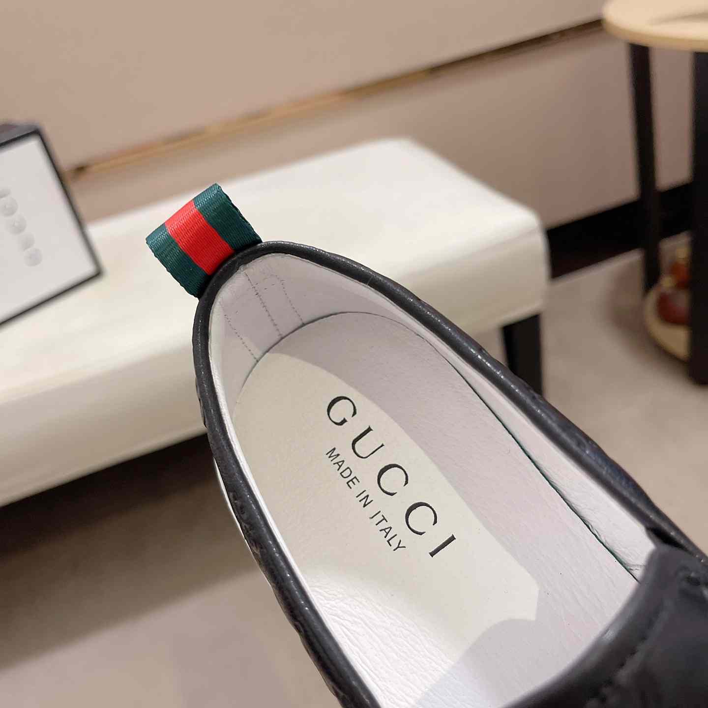 Gucci Signature Slip-on Sneakers - FashionPlug