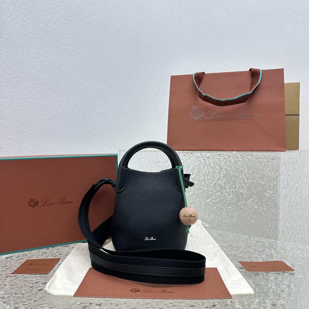 Loro Piana Micro Bale Bag  (14cm*14cm*18cm) - FashionPlug