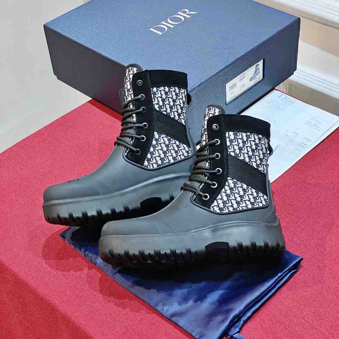 Dior Garden Lace-up Boot  - FashionPlug
