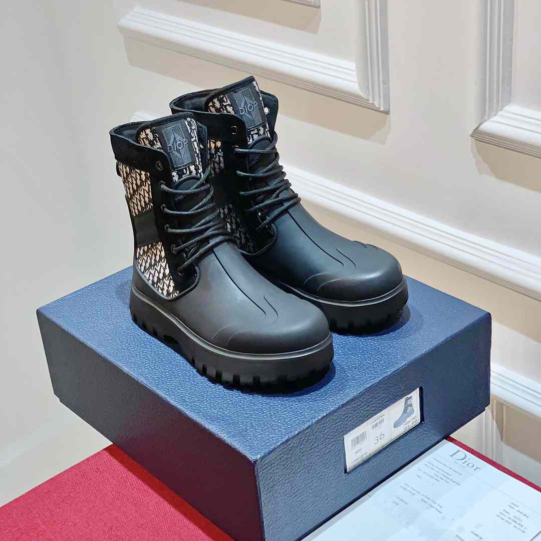 Dior Garden Lace-up Boot  - FashionPlug