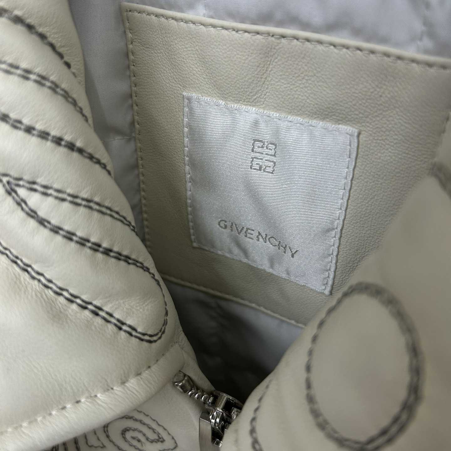 Givenchy Leather Bomber - FashionPlug