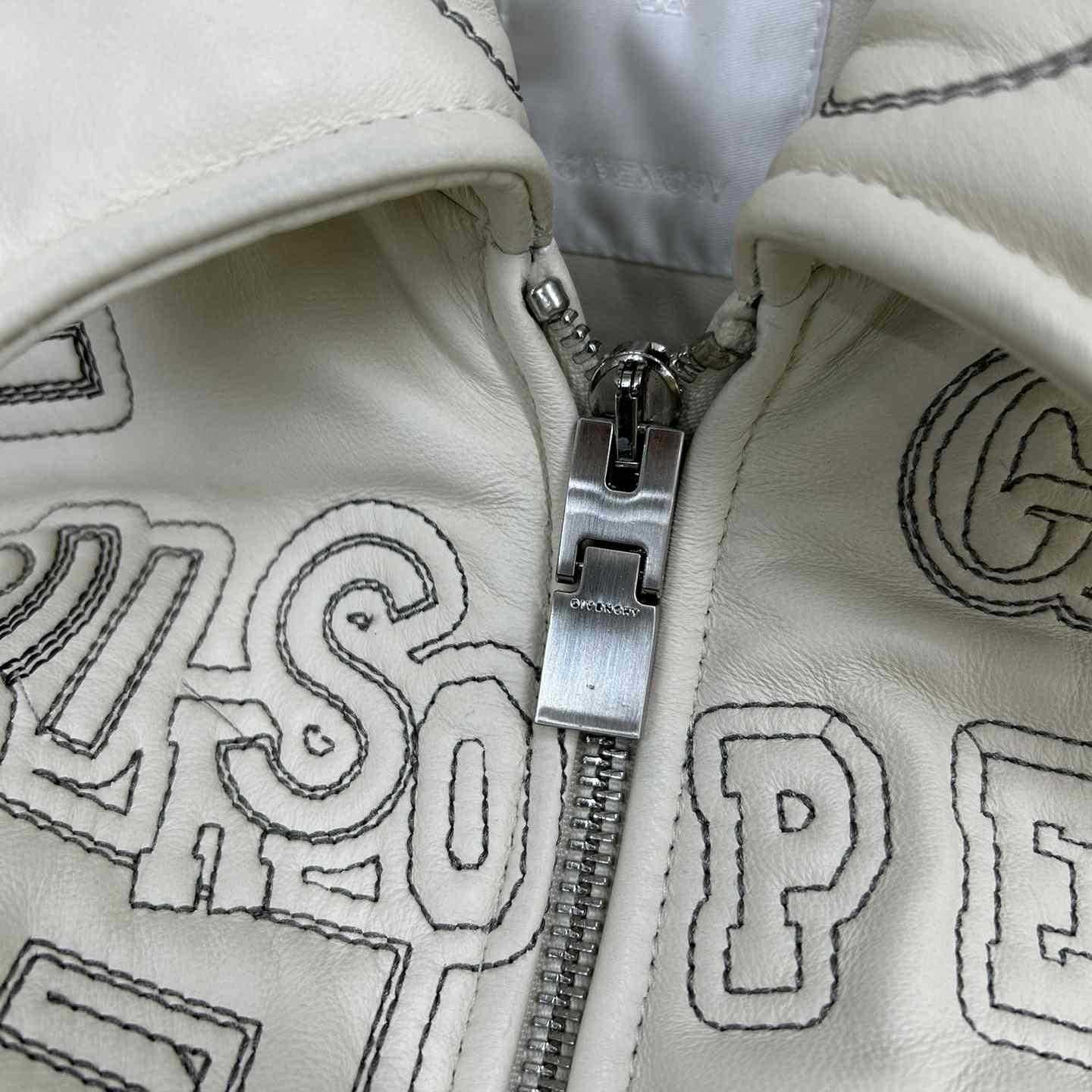 Givenchy Leather Bomber - FashionPlug