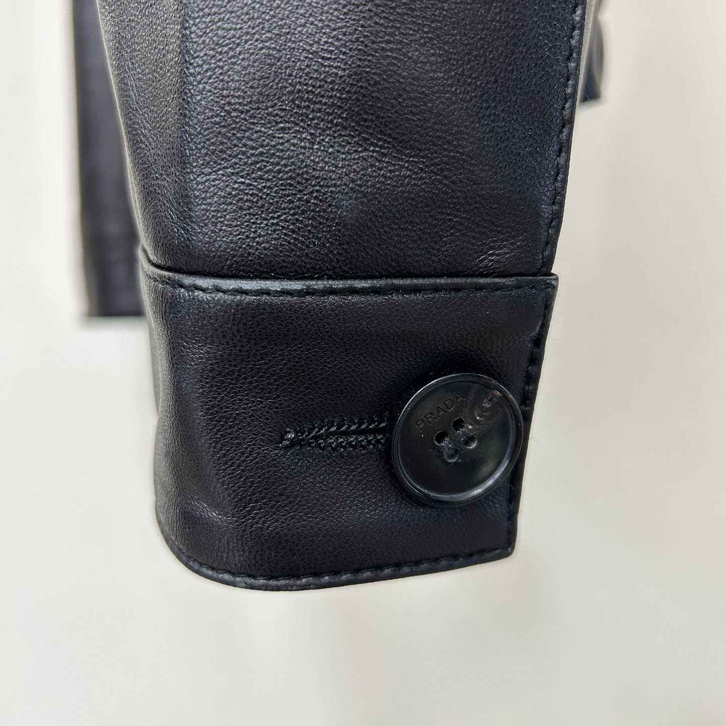 Prada Nappa Leather Blouson Jacket - FashionPlug