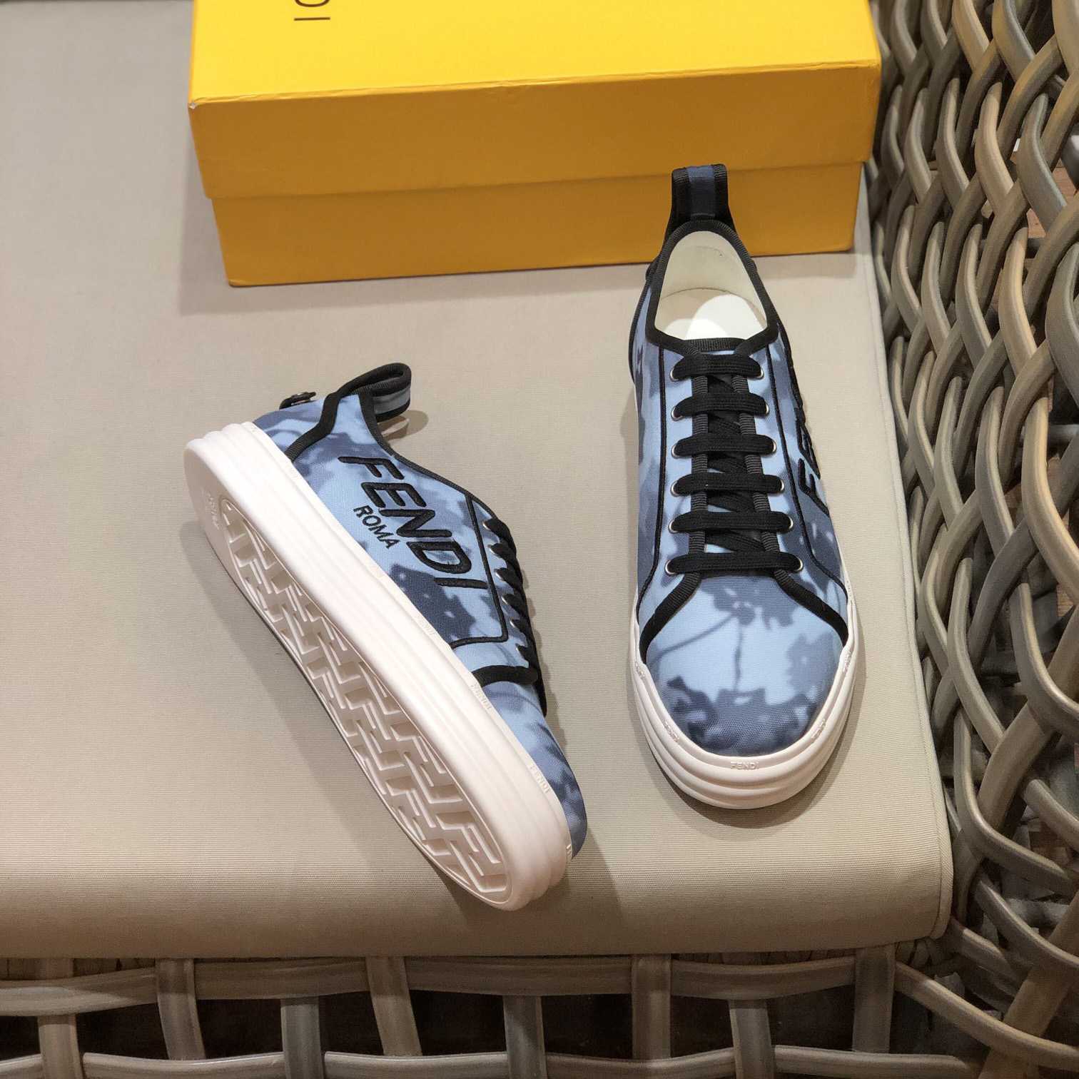 Fendi Rise Canvas Sneaker - FashionPlug