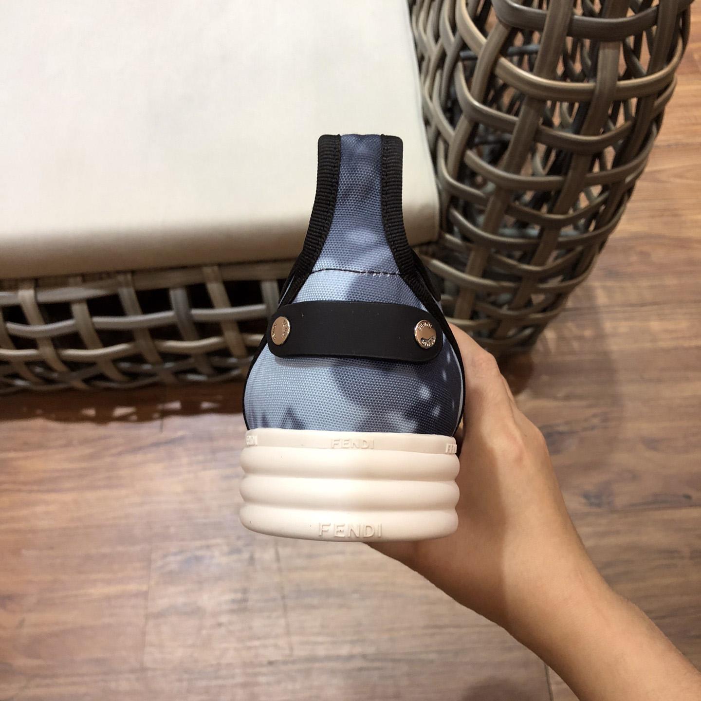 Fendi Rise Canvas Sneaker - FashionPlug