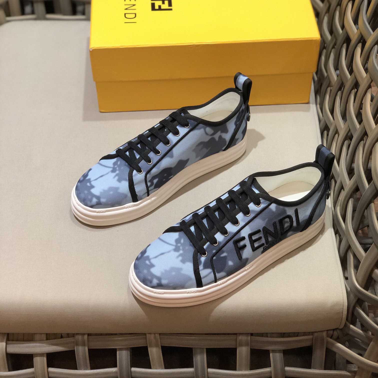 Fendi Rise Canvas Sneaker - FashionPlug