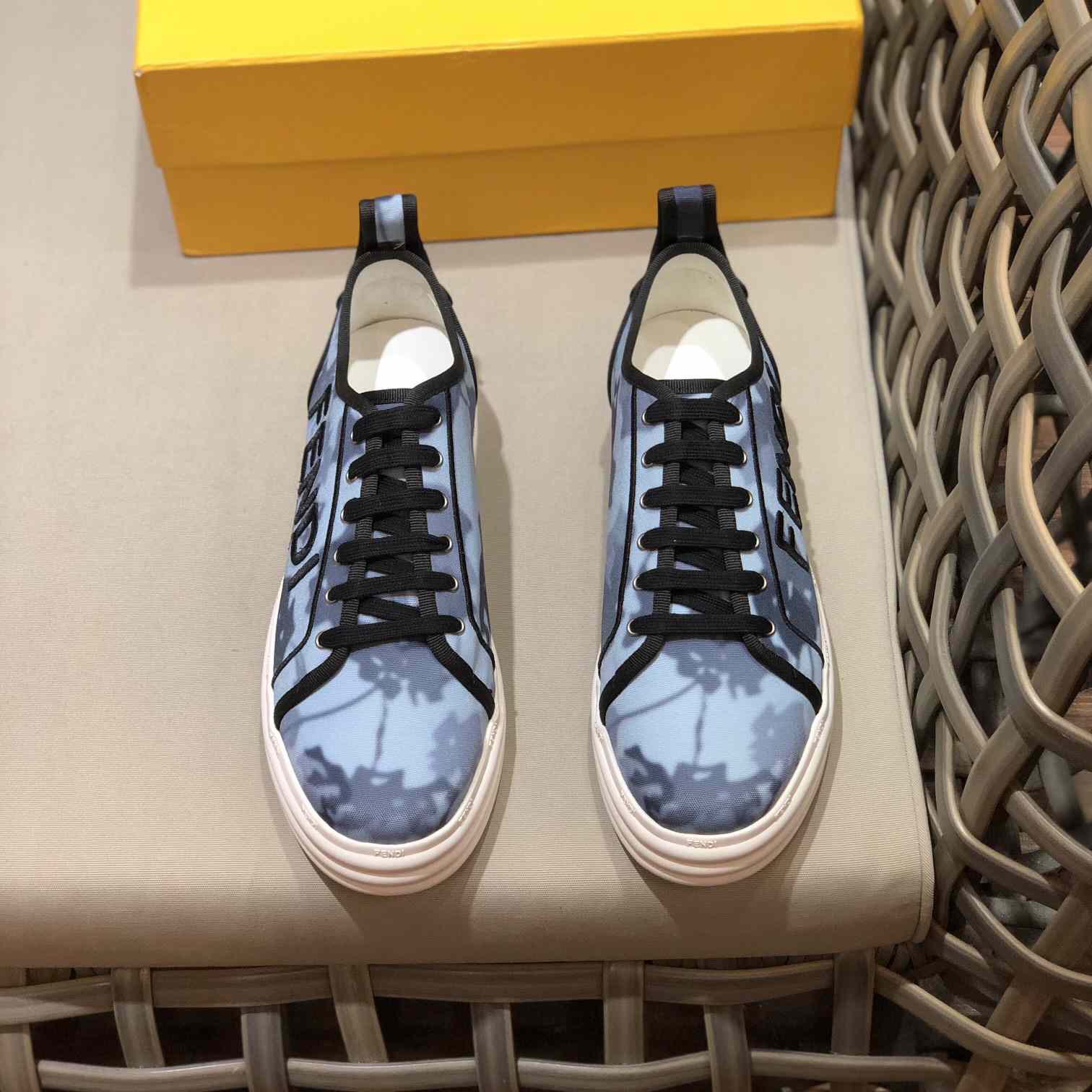 Fendi Rise Canvas Sneaker - FashionPlug