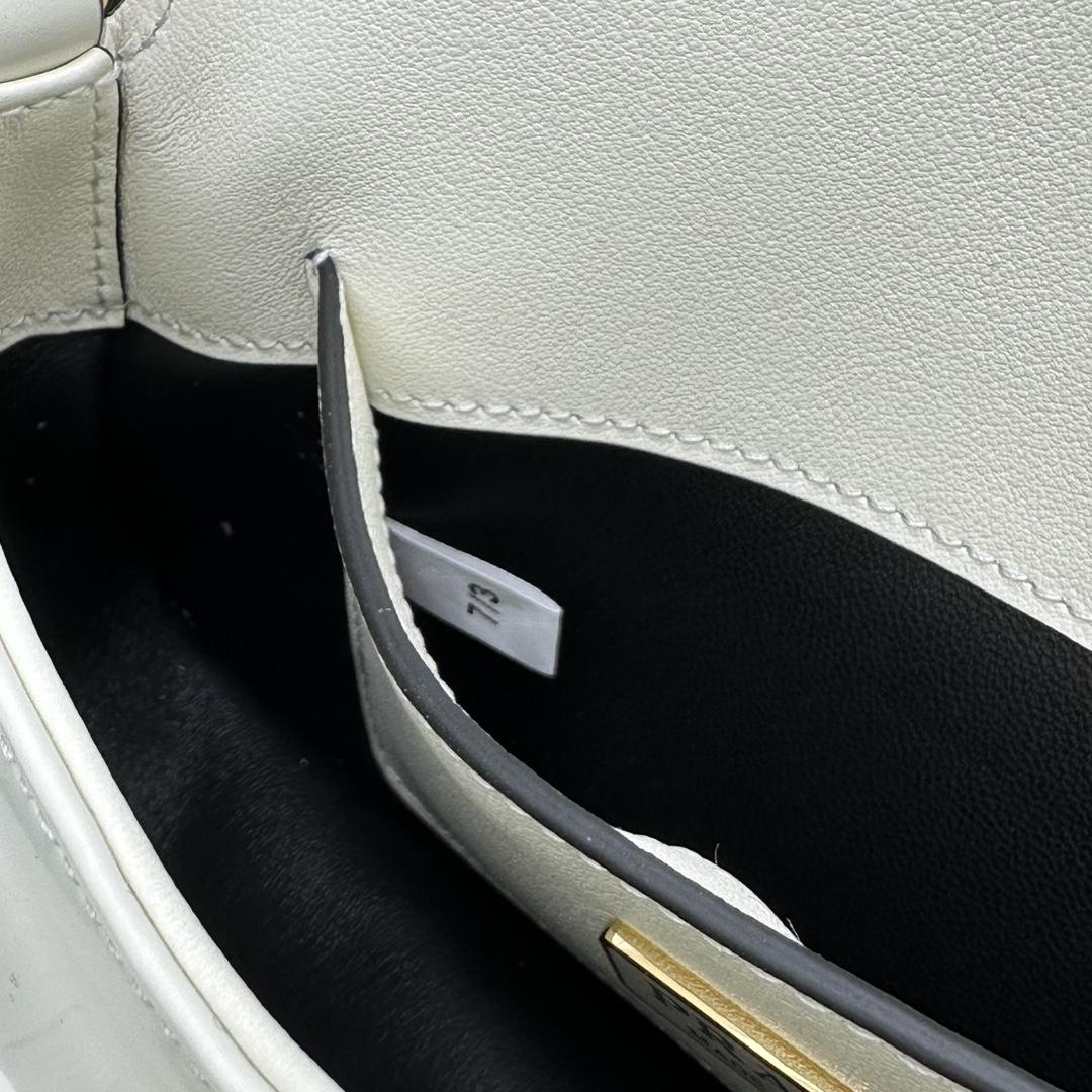 Prada Brushed Leather Shoulder Bag - FashionPlug