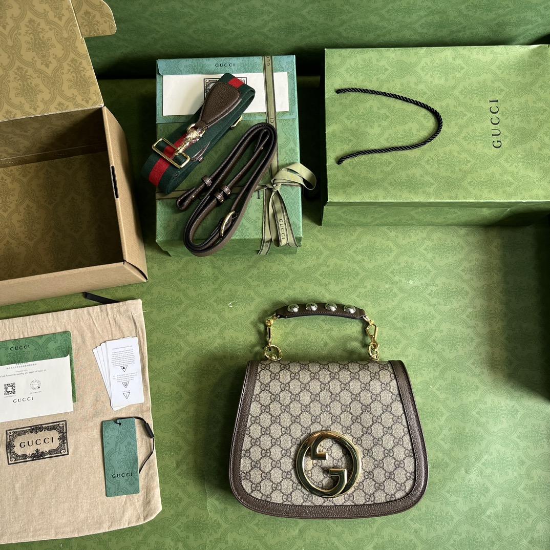 Gucci Blondie Medium Top Handle Bag  (29-22-7cm) - FashionPlug
