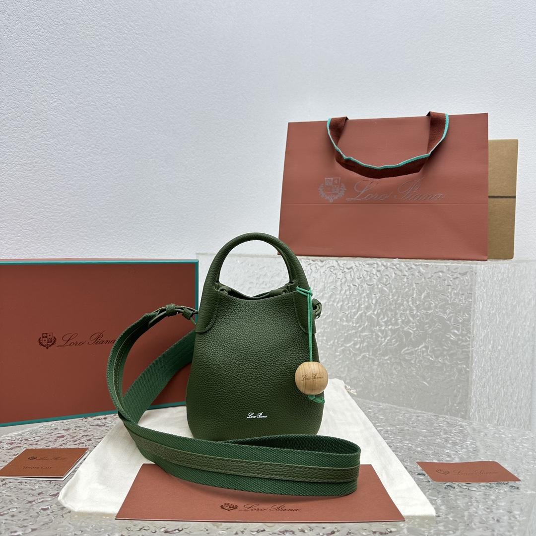 Loro Piana Micro Bale Bag  (14cm*14cm*18cm) - FashionPlug