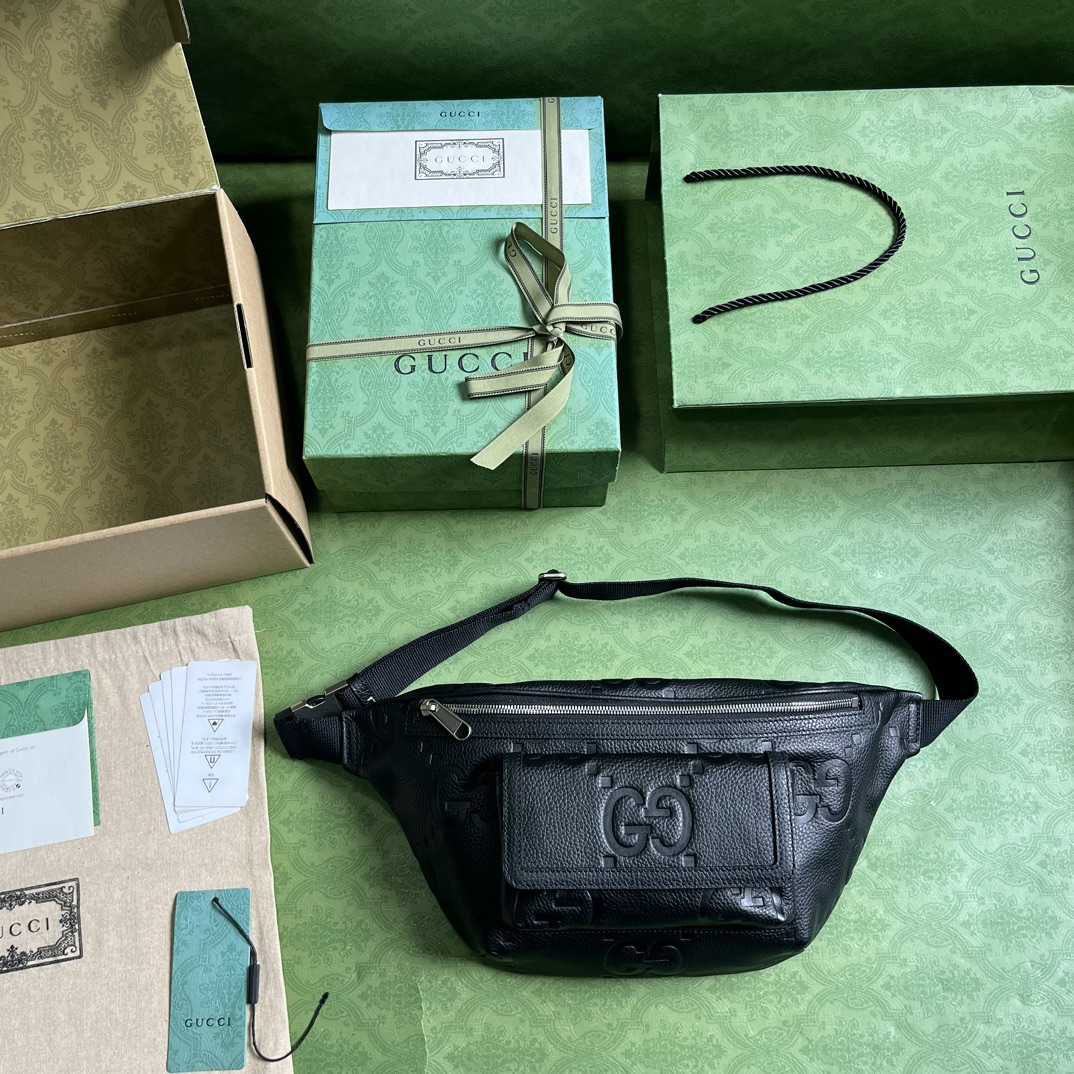 Gucci Jumbo GG Belt Bag(28x 18x 8cm) - FashionPlug