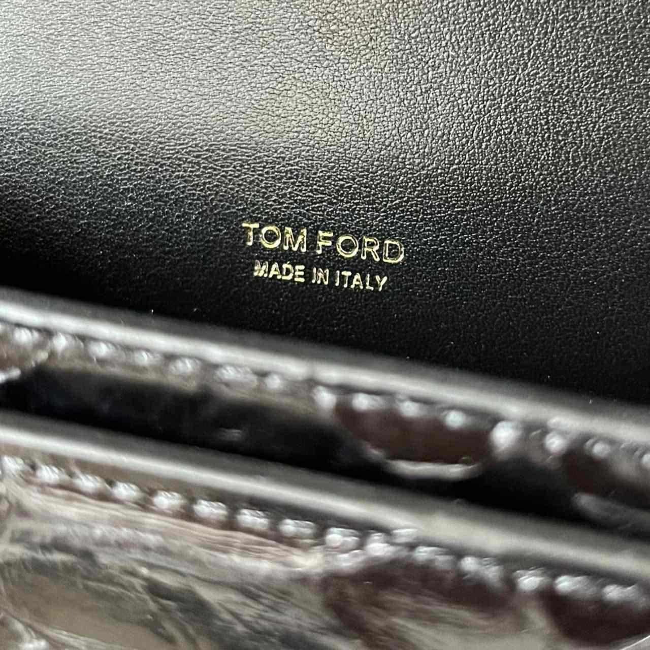 Tom Ford Leather TF Bag (21-13-6cm) - FashionPlug