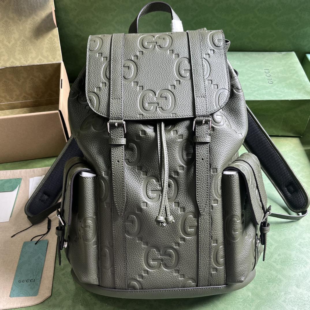 Gucci Jumbo GG Backpack(34-41-12cm) - FashionPlug