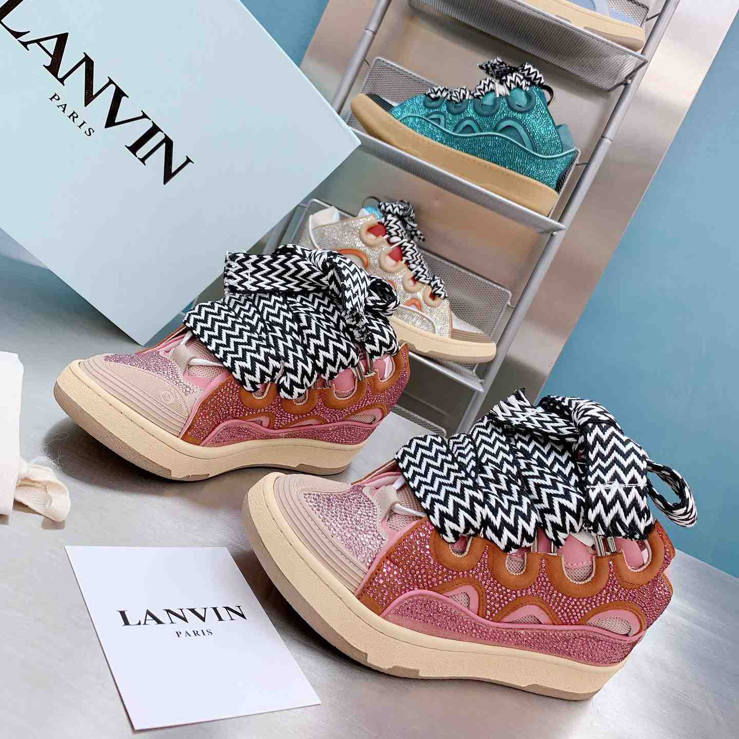 Lanvin Curb Low-top Sneakers - FashionPlug