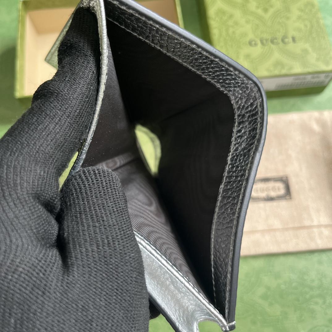 Gucci GG Marmont Card Case Wallet  - FashionPlug