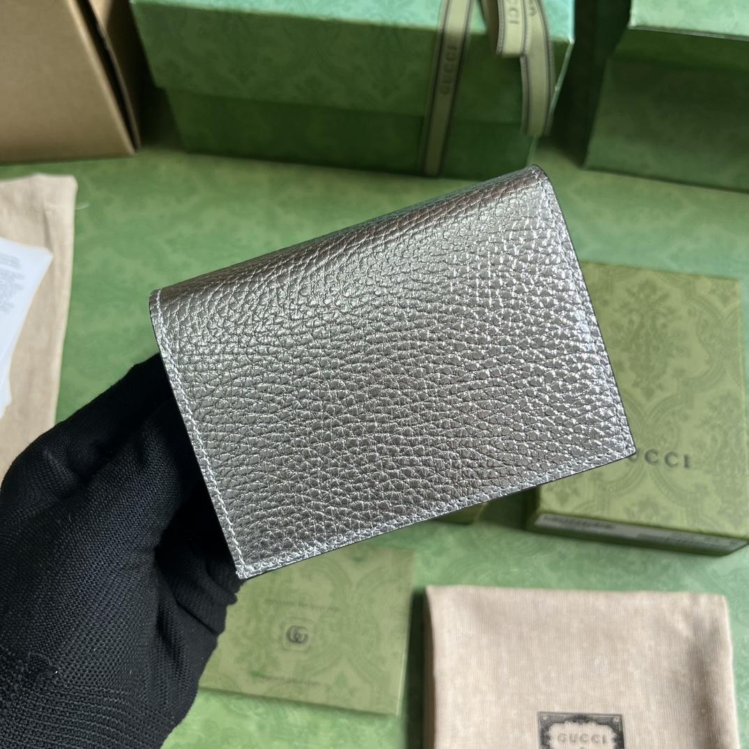 Gucci GG Marmont Card Case Wallet  - FashionPlug