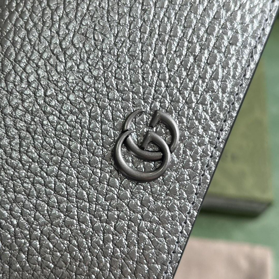 Gucci GG Marmont Card Case Wallet  - FashionPlug