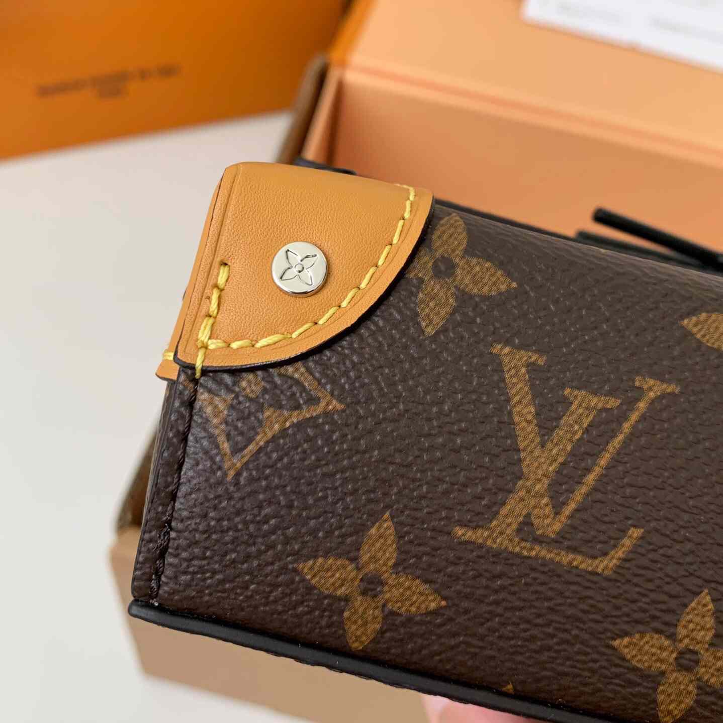 Louis Vuitton Steamer Wearable Wallet Monogram Macassar(18*11*6.5cm)  M82534 - FashionPlug