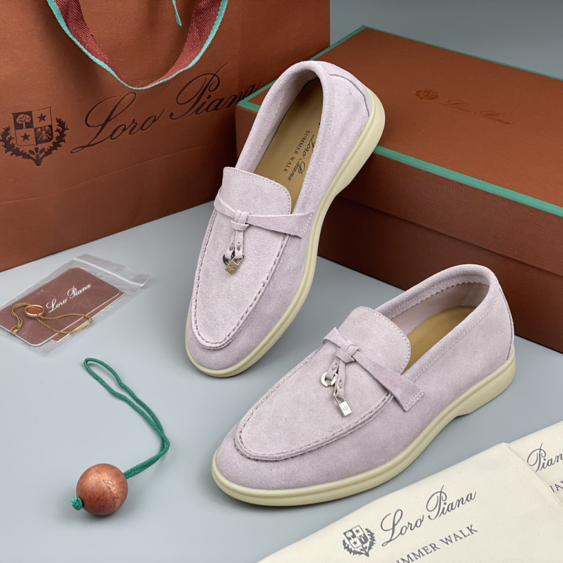 Loro Piana Women's Summer Walk Loafers - FashionPlug