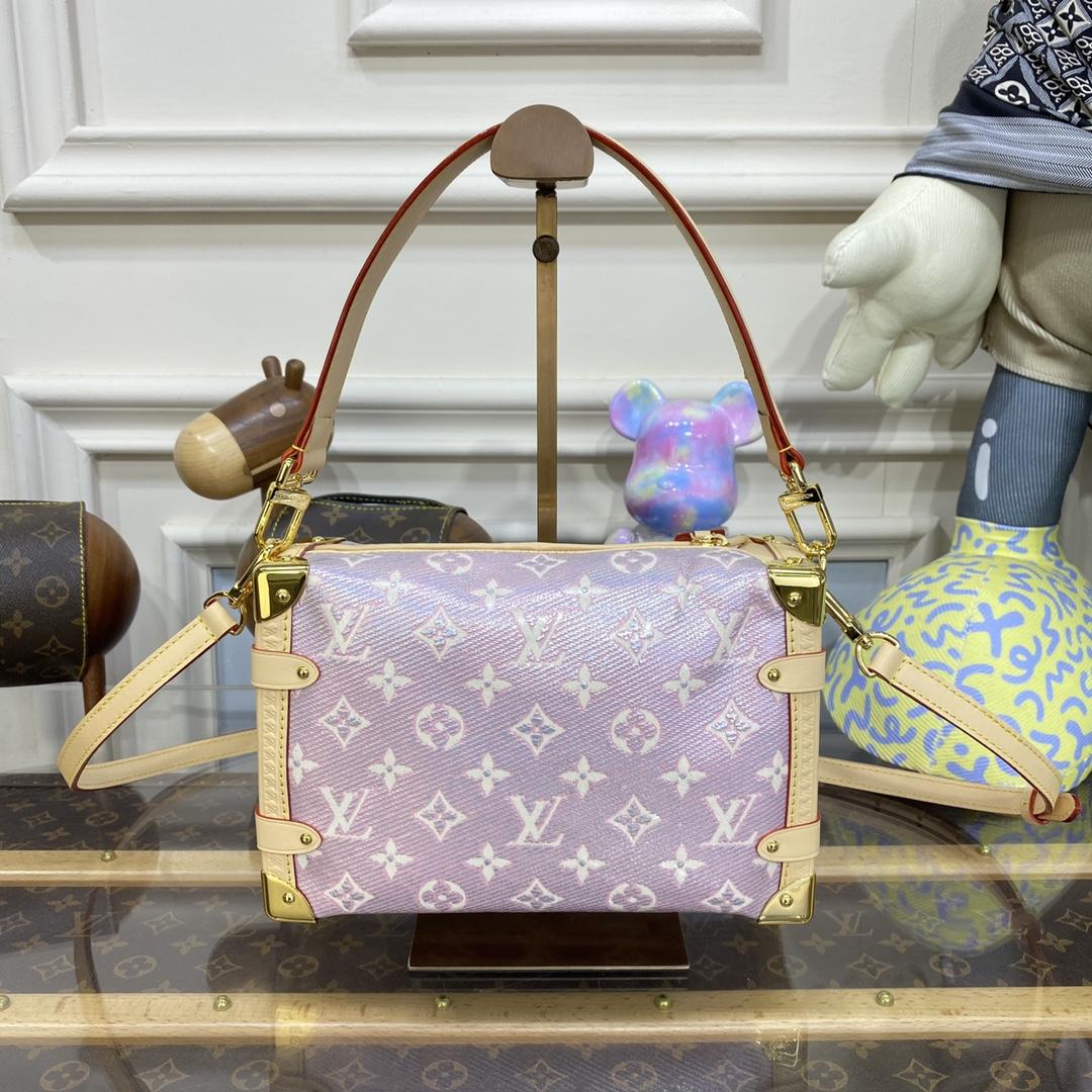 Louis Vuitton Side Trunk Autres Toiles Monogram (21-14-6cm)   M22842 - FashionPlug