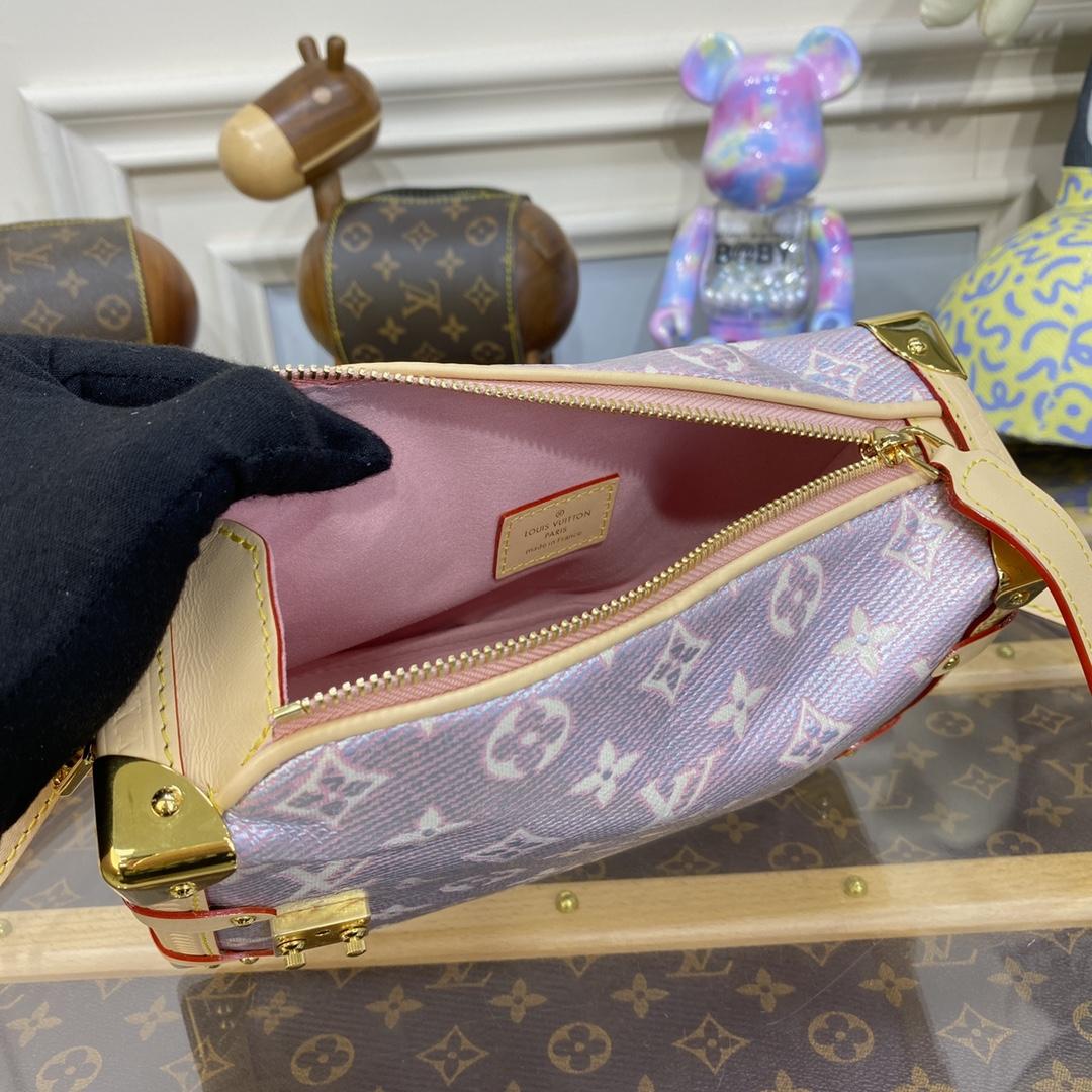 Louis Vuitton Side Trunk Autres Toiles Monogram (21-14-6cm)   M22842 - FashionPlug