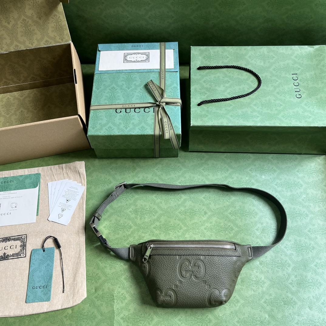 Gucci Jumbo GG Small Belt Bag (23×13×5cm) - FashionPlug