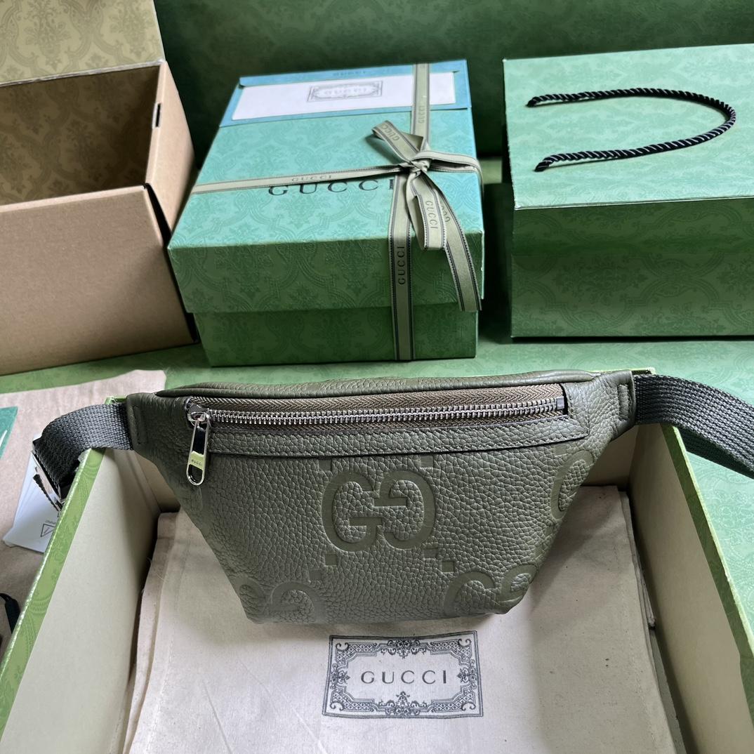 Gucci Jumbo GG Small Belt Bag (23×13×5cm) - FashionPlug