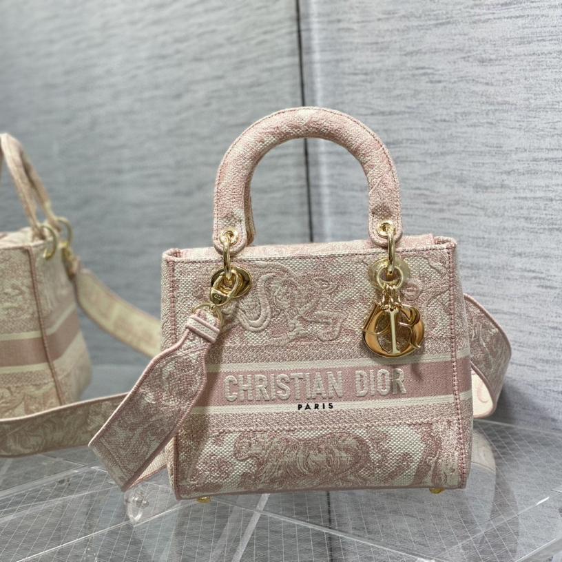 Dior Medium Lady D-lite Bag( 24--20-11cm) - FashionPlug