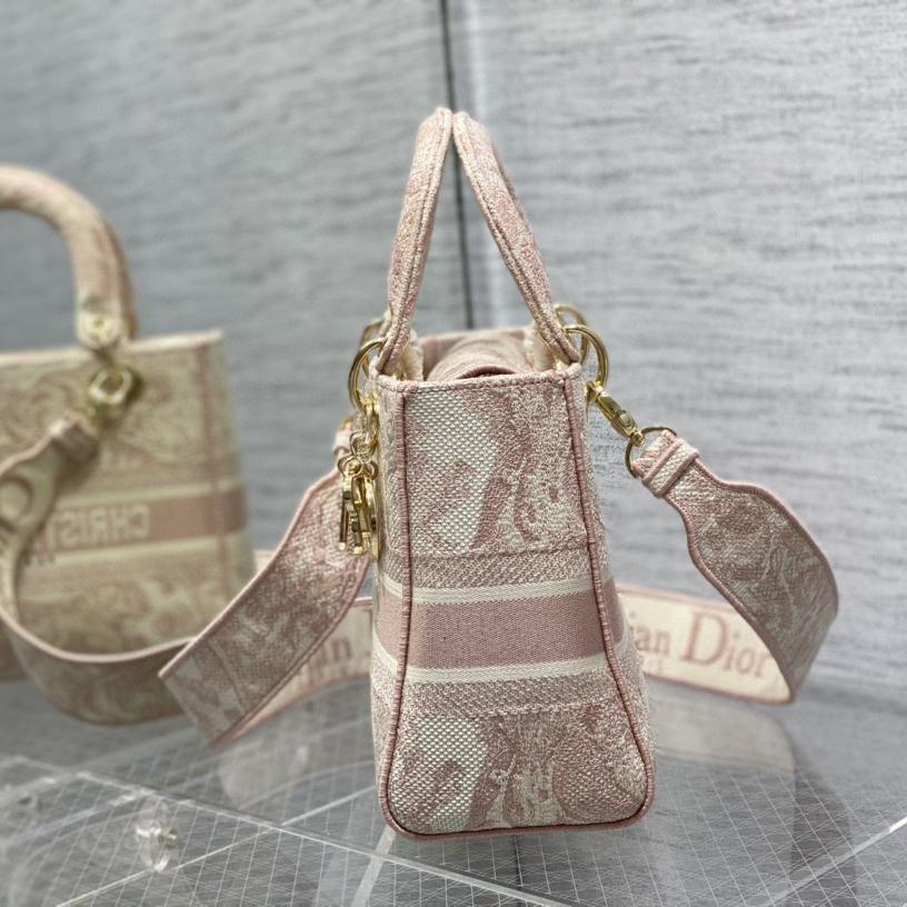 Dior Medium Lady D-lite Bag( 24--20-11cm) - FashionPlug