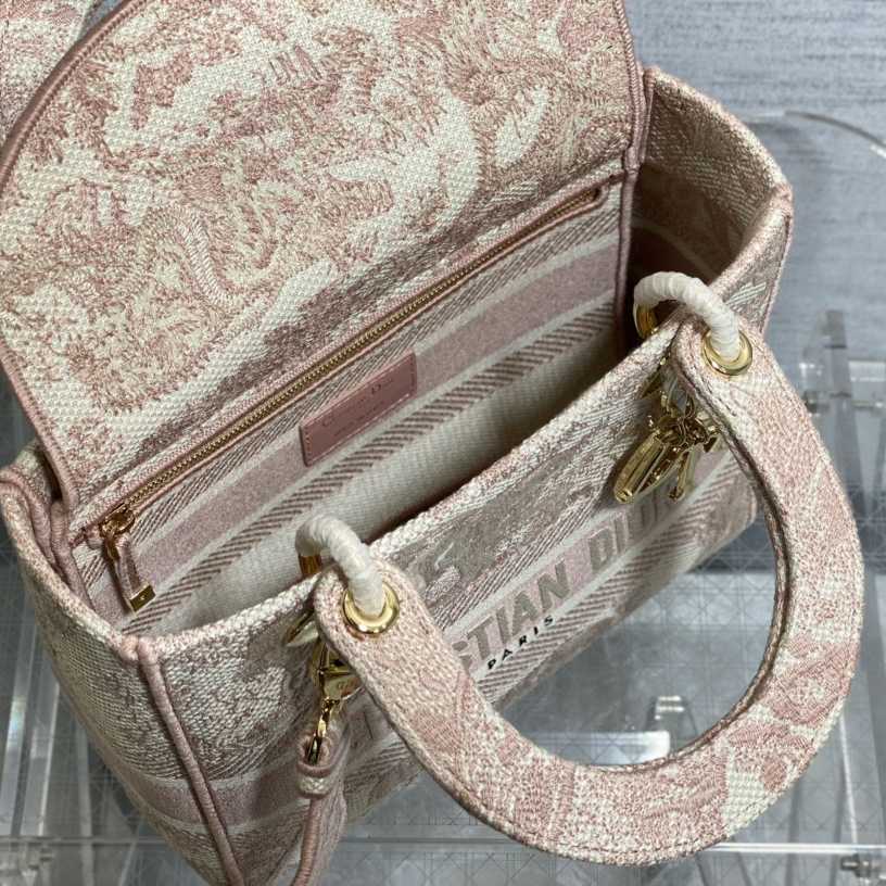 Dior Medium Lady D-lite Bag( 24--20-11cm) - FashionPlug