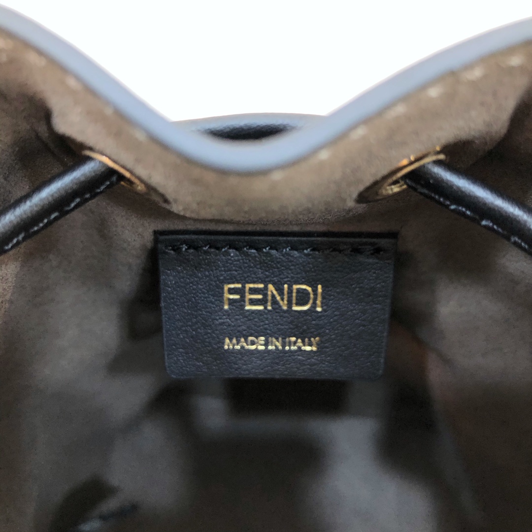 Fendi Tresor Black Leather Mini-bag - FashionPlug