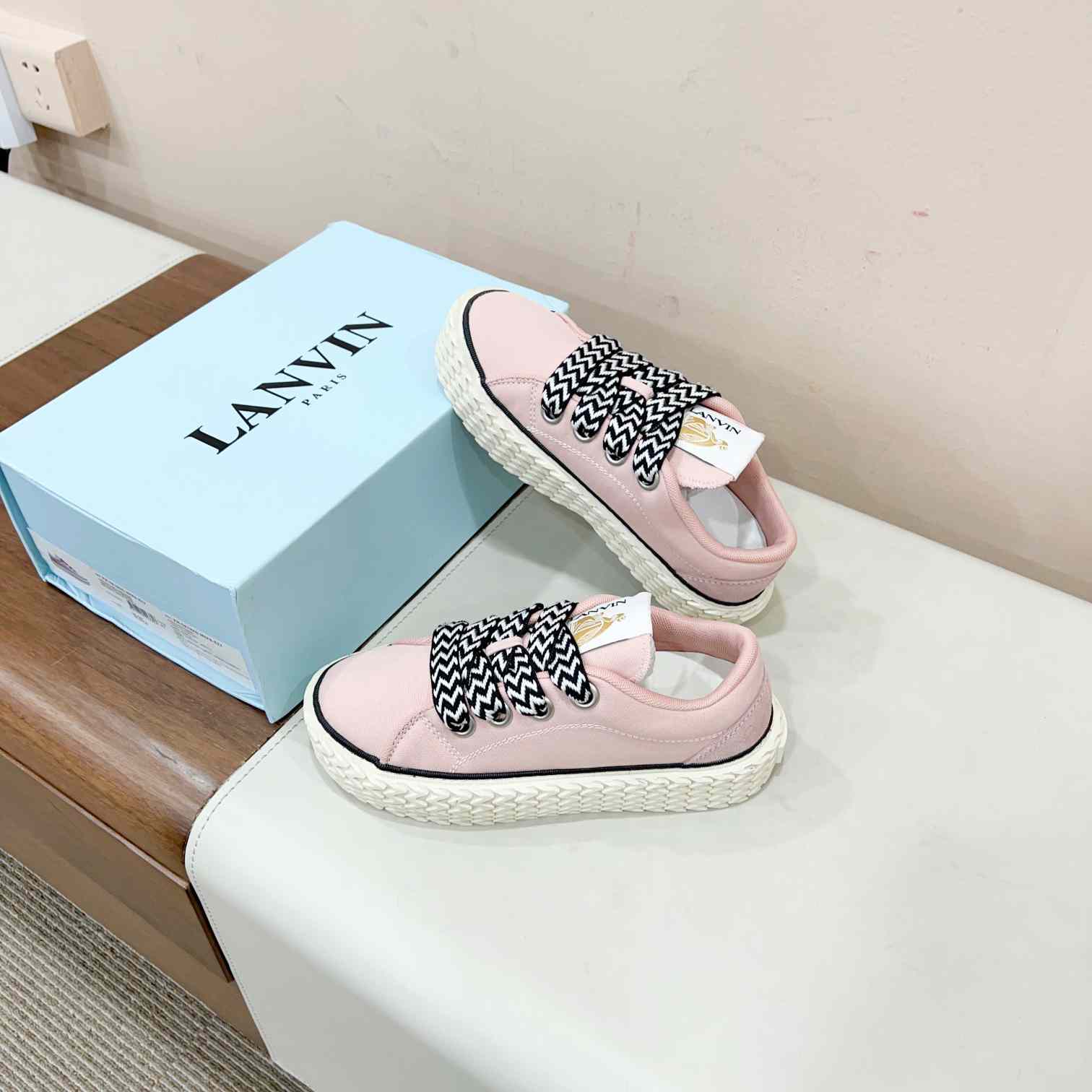 Lanvin Low-top Lace-up Sneakers - FashionPlug