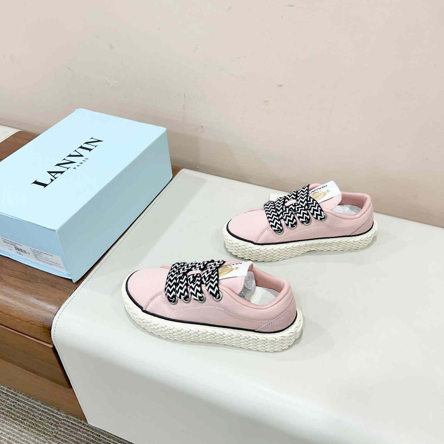 Lanvin Low-top Lace-up Sneakers - FashionPlug