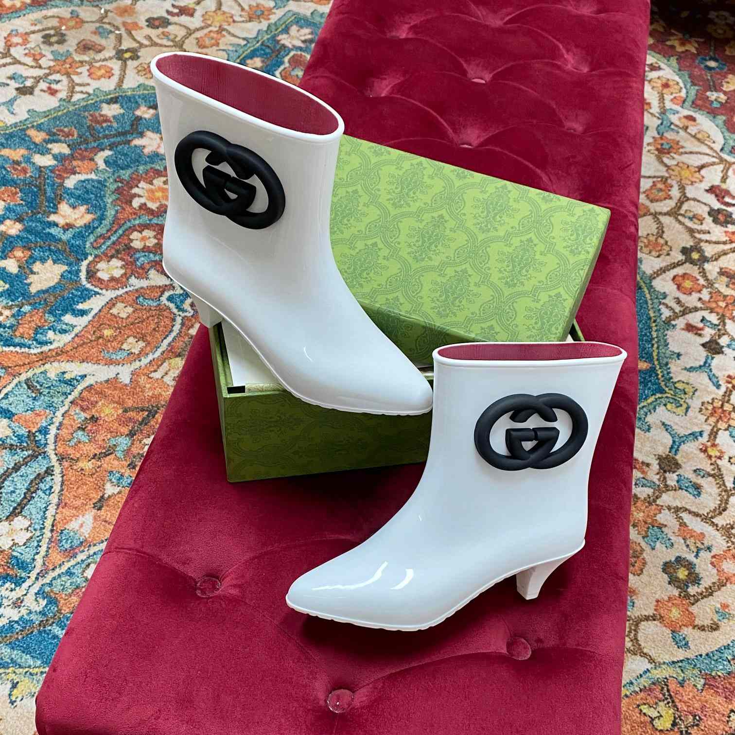 Gucci Women's Interlocking G Ankle Boot - FashionPlug