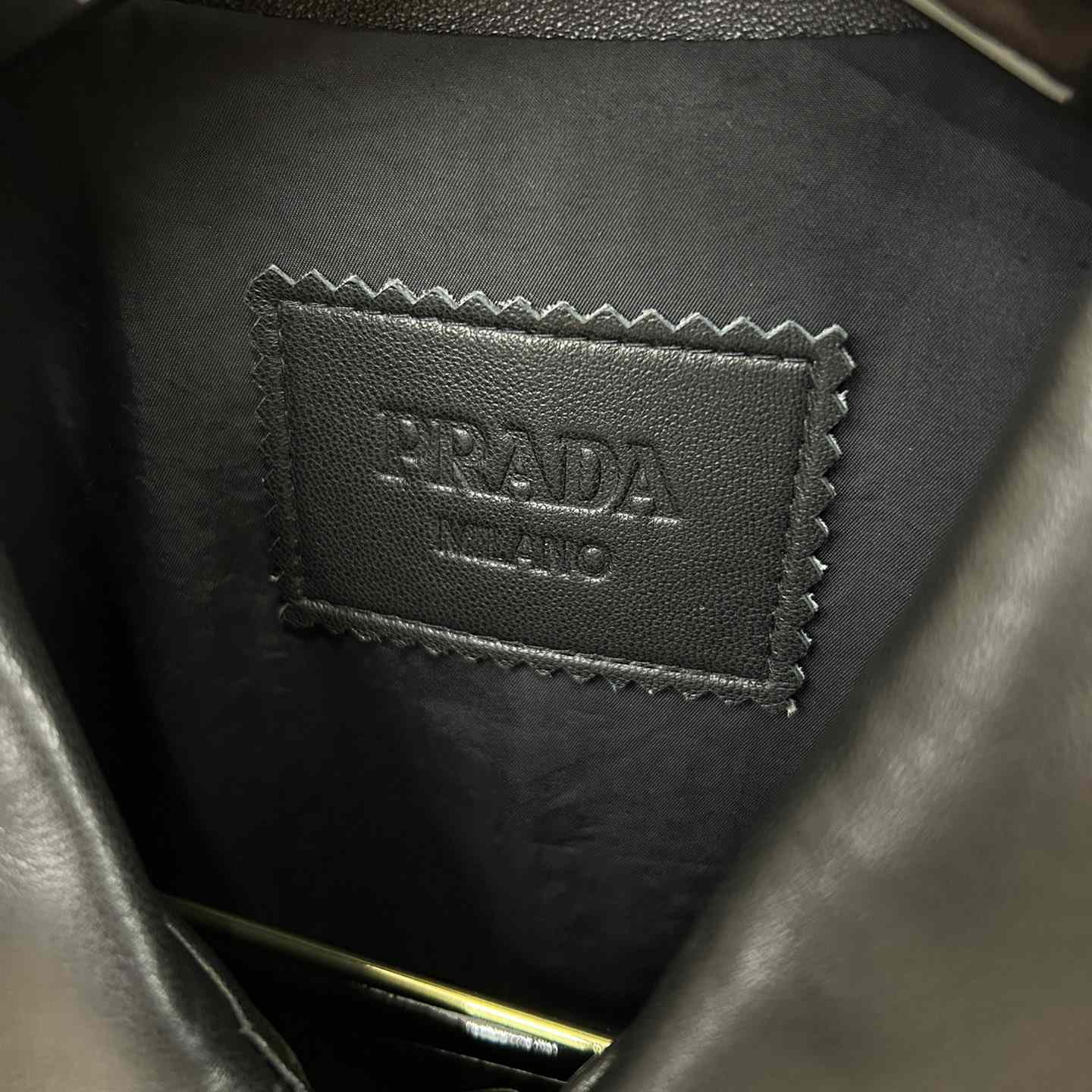 Prada Nappa Leather Shirt - FashionPlug