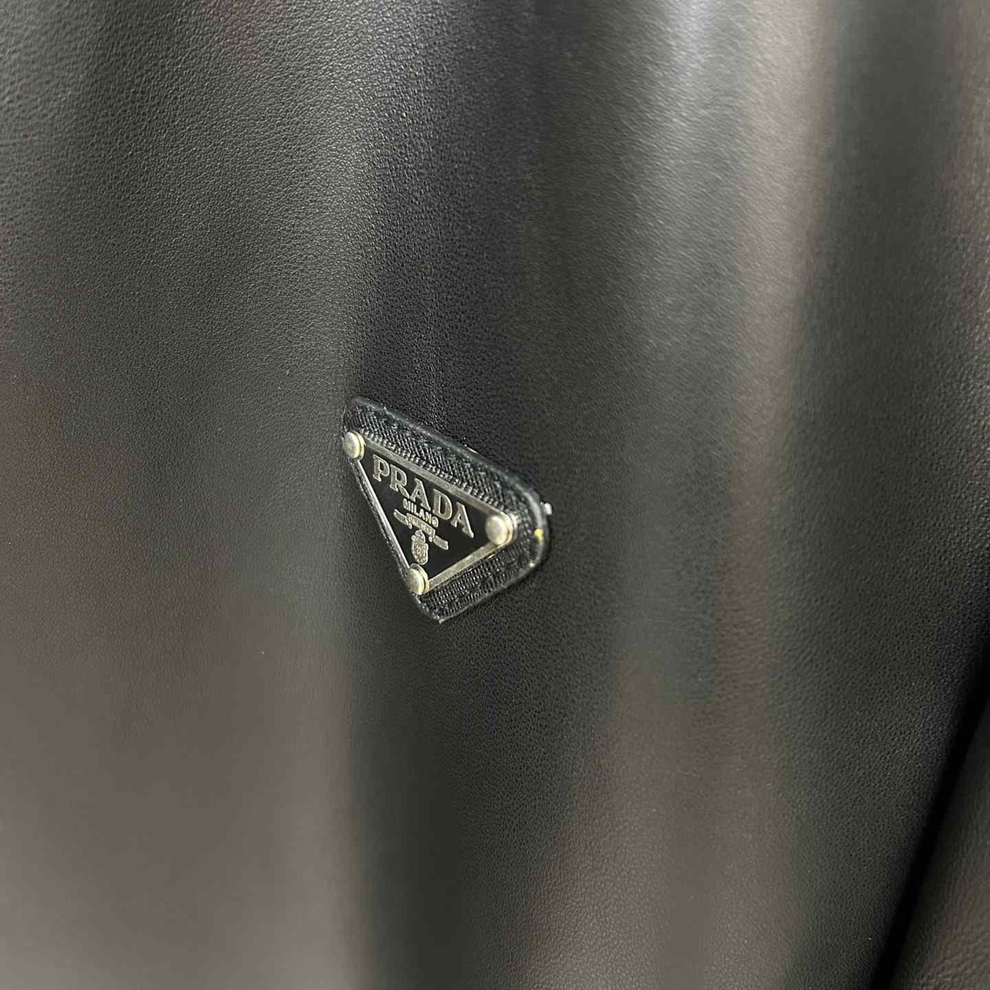 Prada Nappa Leather Shirt - FashionPlug
