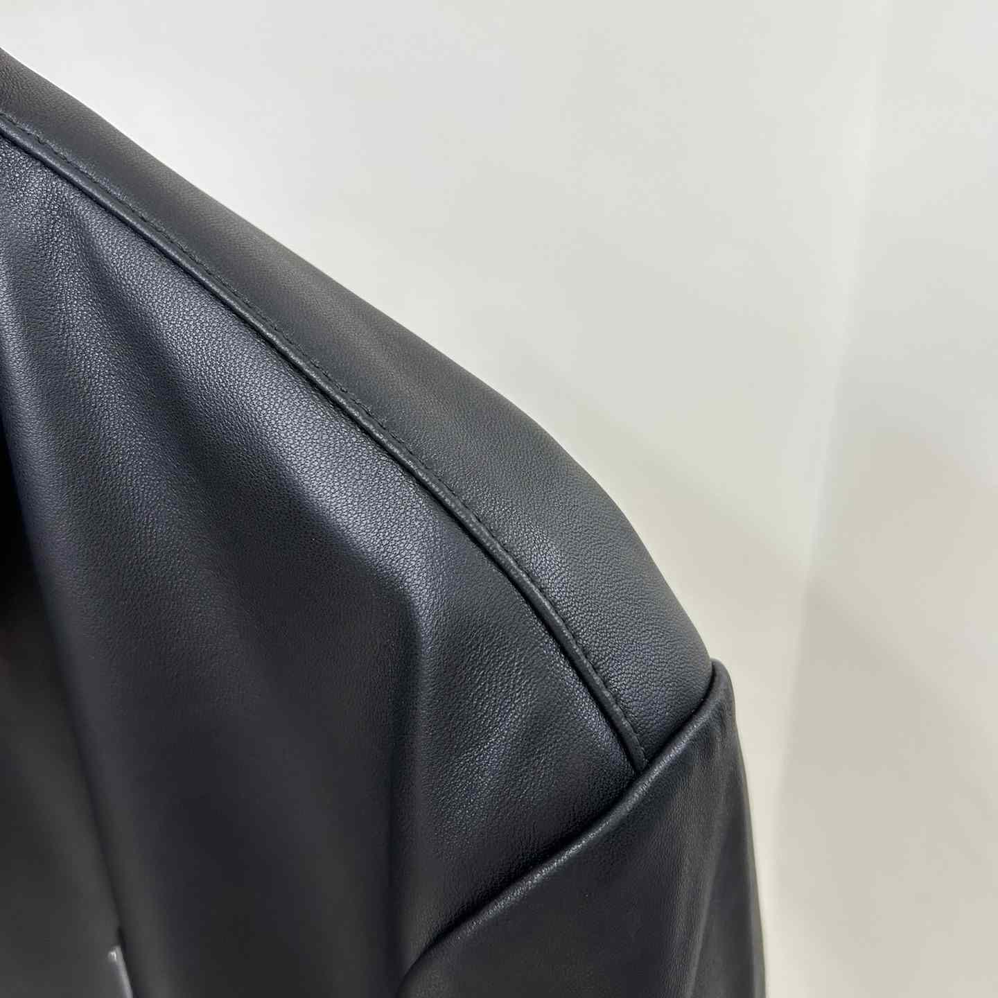 Prada Nappa Leather Shirt - FashionPlug