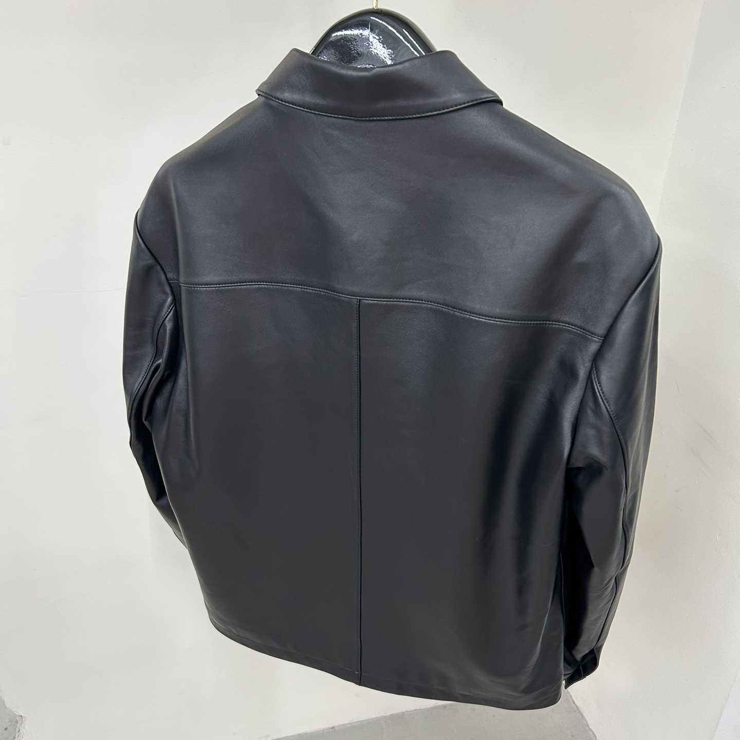 Prada Nappa Leather Shirt - FashionPlug