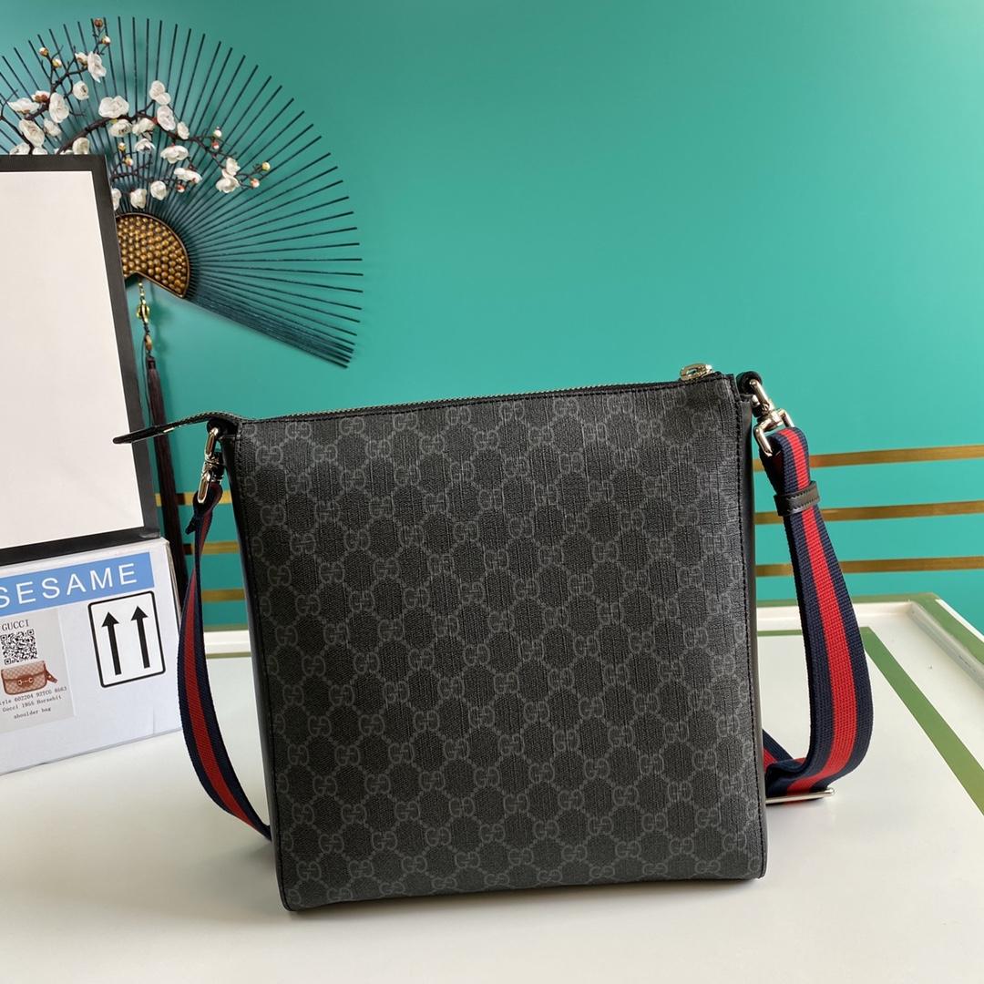 Gucci GG Black Messenger  (27-28.5-5cm) - FashionPlug
