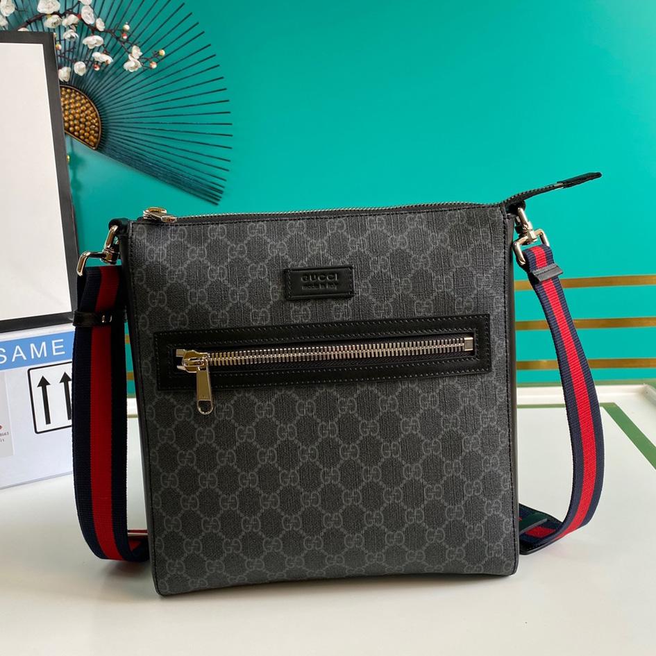 Gucci GG Black Messenger  (27-28.5-5cm) - FashionPlug