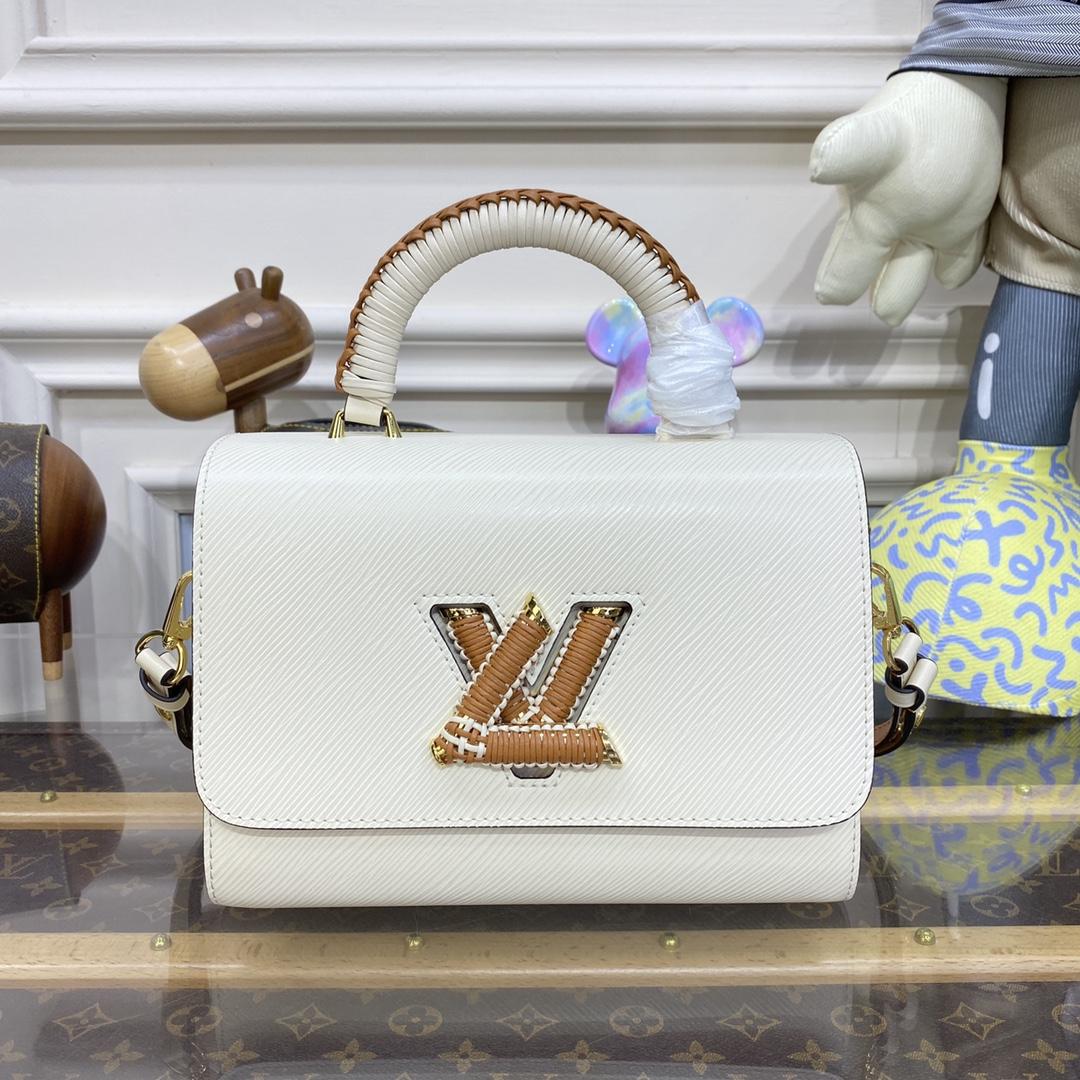 Louis Vuitton Twist MM Gold Honey Epi (23*17*9.5cm)      M22236 - FashionPlug