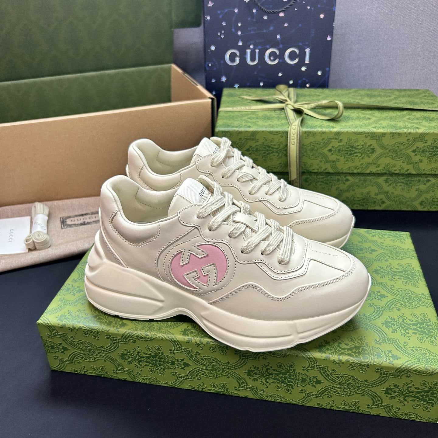 Gucci Rhyton Sneaker(upon uk size) - FashionPlug
