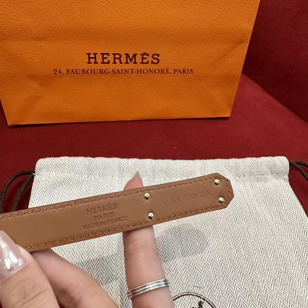 Hermes Authenticated Kelly Belt Leather - FashionPlug