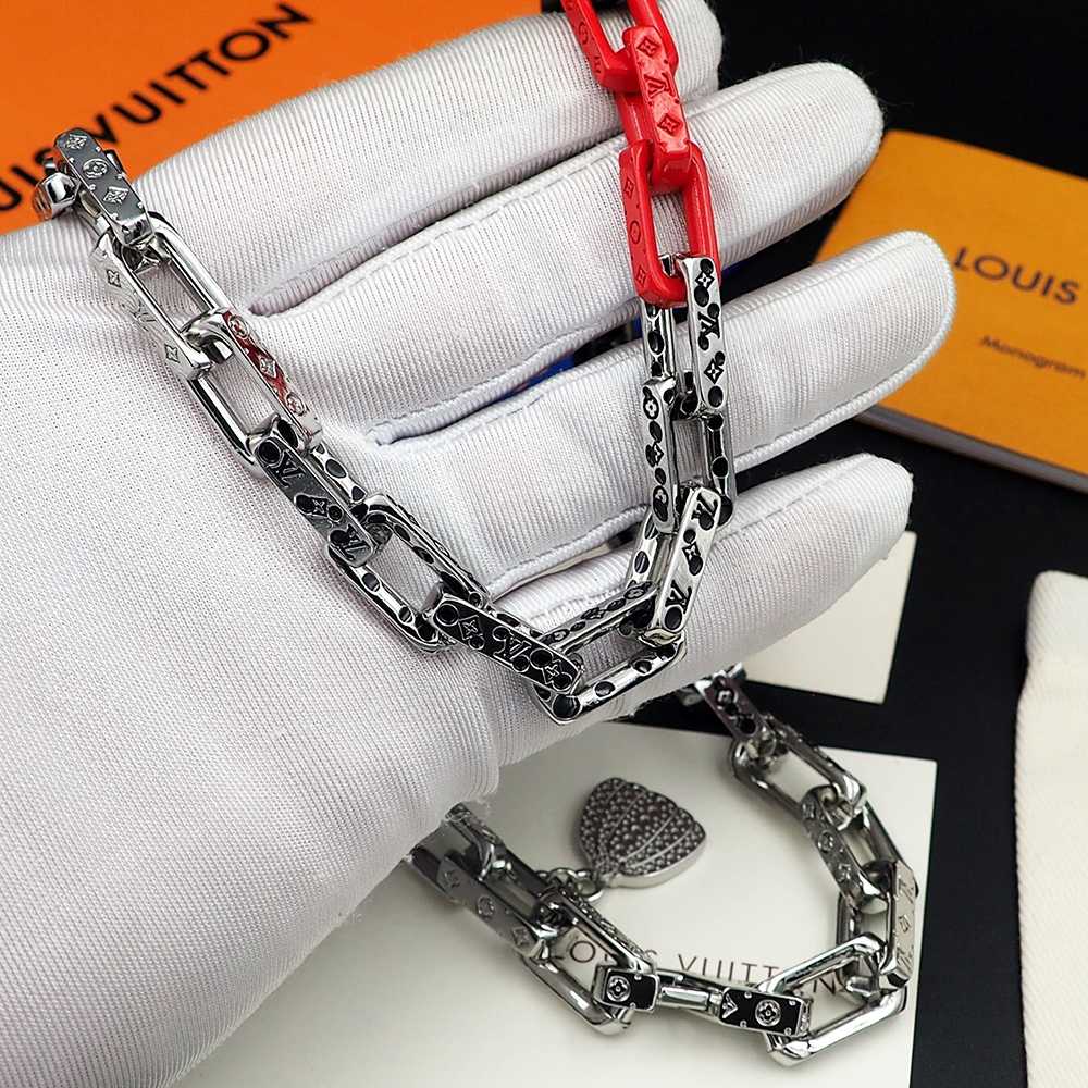 Louis Vuitton LV x YK Monogram Chain Necklace   M01087 - FashionPlug