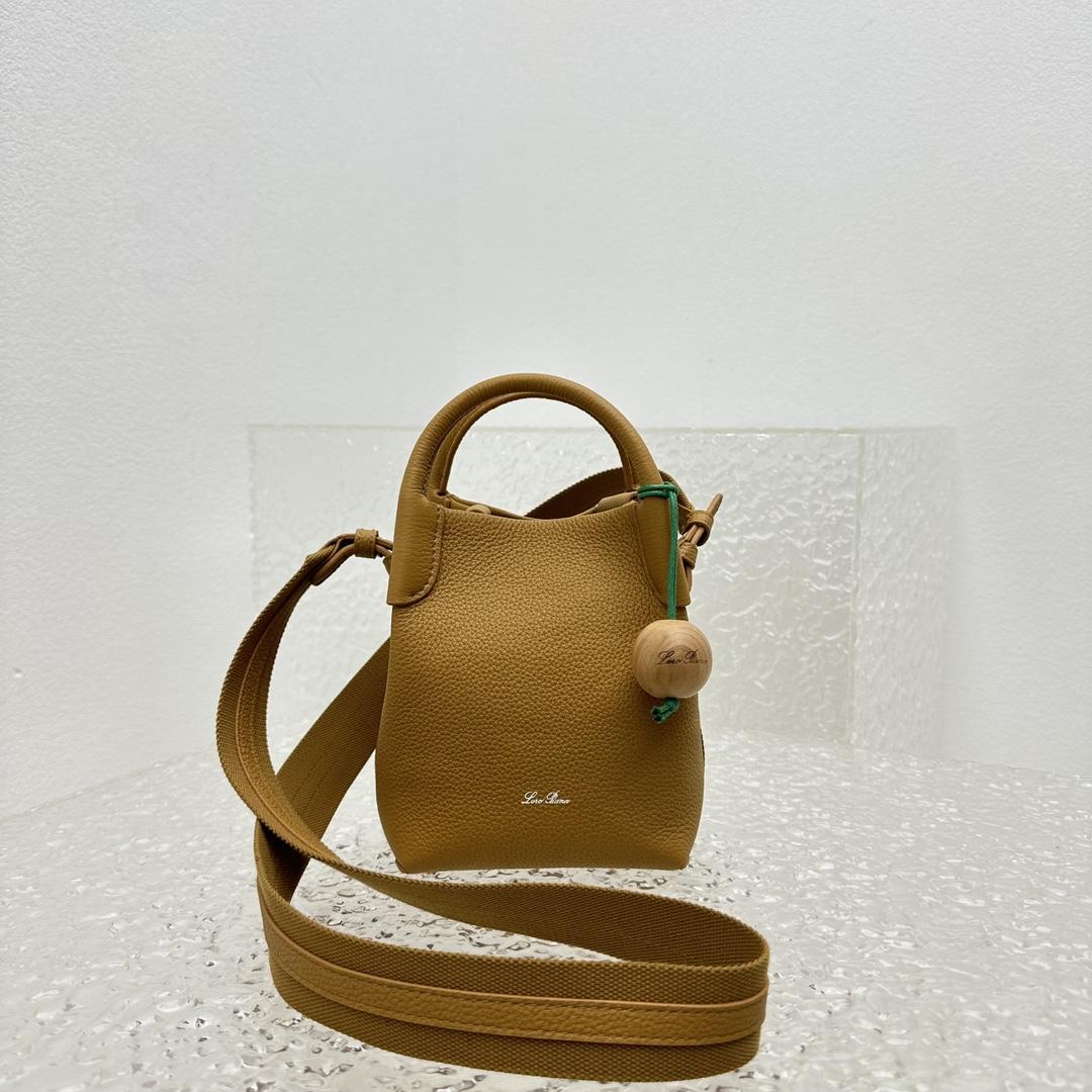 Loro Piana Micro Bale Bag  (14cm*14cm*18cm) - FashionPlug