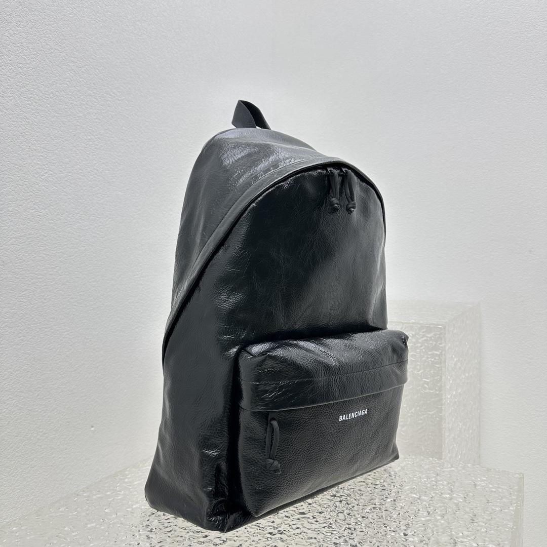 Balenciaga Explorer Backpack In Black (34.8x47x19.8cm) - FashionPlug